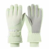 Womens Snow Gloves Thick Thermal Lined for Outdoor Riding and Skiing with Touchscreen Non-Slip Waterproof Gloves for Women