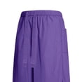 thumbnail image 5 of Men's Shorts Solor Color Casual Elastic Waist Drawstring Athletic Shorts with Bcak Pocket Split-Hem Straight-Leg Workout Shorts for Outdoors, 5 of 7