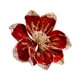 thumbnail image 4 of Decoración navideña de magnolia, flores brillantes, tallos de flores artificiales para corona, boda, año Nuevo, chimenea de invierno Rojo oscuro, 4 of 8