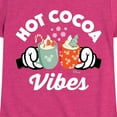 thumbnail image 3 of Disney - Hot Cocoa Vibes - Toddler & Youth Girls Short Sleeve Graphic T-Shirt, 3 of 5