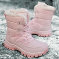 thumbnail image 3 of YOURDIARY Womens Snow Boots Waterproof Anti-Slip Warm Winter Boots Outdoor Casual Mid-Calf Boots, 3 of 9