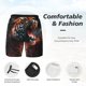 thumbnail image 3 of Fotbe Cool Tiger Traje de Baño para Hombre – Shorts de Natación de Secado Rápido con Forro y Bolsillos-Medium, 3 of 6