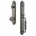 thumbnail image 2 of Grandeur Arc F Grip Dummy Handleset with Fifth Avenue Knob, 2 of 5