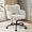 White, variant on Romorgniz Vanity Chair with Wheels & Back Desk Chair Adjustable Height for Makeup, Work & Relaxation, White