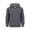 Gray #001, variant on Mohiass Quarter Zip Hoodies for Men Fall Joggers Stretch Lightweight Sweatshirts Athletic Oversized Big and Tall Basic Pullover Tops Navy XL