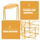 thumbnail image 3 of unbranded 1Ud Beer Holder Dorado En Hierro Resistente Para Almacenamiento De De Cerveza, 3 of 6