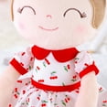 thumbnail image 4 of Gloveleya Baby Doll Girl Gifts Plush Toys Soft Dolls Baby Gifts Cherry Girl Red 14 Inches with Gift Box New, 4 of 11