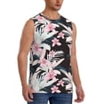 thumbnail image 2 of Haiem Men's Orchids Flowers Print Tank Tops Summer Sleeveless Cut Off Workout T-Shirts Fitness Vest Athletic Undershirts-Medium, 2 of 8