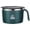 Green, variant on Green 900ML Stainless Steel Colander Bowl, Soup Stainer With Lid For Cooking, Drainage Pot For Pasta Vegetable