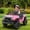 PINK, variant on Erinnyees Ride on Jeep Car 12V Kids Electric Vehicles with Parent Remote Control, Safety Belt,Forward and Reverse Functions,Battery Powered,Spring Suspension,Music and Lights-Pink