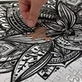 thumbnail image 4 of Ambesonne Yoga Jigsaw Puzzle Durable Cardboard, Lotus Flower Tattoo Art, 1000 pcs, Black and Grey, 4 of 5