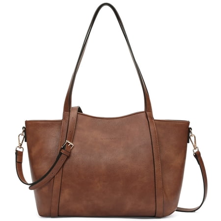 GAEKEAO Women’s Hobo Shoulder Bag Vegan Leather Tote Purse with Crossbody Strap for Work Travel