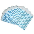 thumbnail image 3 of 20 Qty 4" x 6" Decorative Flat Paper Gift Bags - Blue Chevron Pattern on White Kraft Bags - for Sales/Treats/Parties Cookies/Gifts - N'icePackaging, 3 of 8
