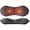 Black, variant on Three-in-one back massager, combining heating, vibration, and traction functions, with adjustable height and heating function for deep tissue massage to effectively relieve back pain.