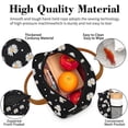 thumbnail image 3 of Bolsa Térmica Coobiiya Reutilizable para Almuerzo 10L Negro Margarita, 3 of 8