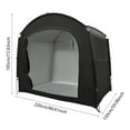 thumbnail image 2 of Portable Bike Storage Shed, Outdoor Bicycle Storage Tent, Durable 210D Oxford Fabric Shelter with Fiberglass Poles, for Backyard Patio Garden Bike Cover, 2 of 17
