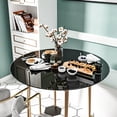 thumbnail image 3 of Miekor Furniture 36 Inch Round Tempered Glass Table Top Black Glass 1/4" Thick Round Polished Edge 118639, 3 of 9