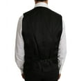 thumbnail image 3 of Dolce & Gabbana Black Solid Wool Silk Vest, 3 of 4