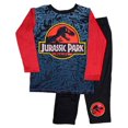 thumbnail image 1 of Pijama Jurassic Talla 8 Manga Larga con Estampado Huesos Negro, 1 of 4