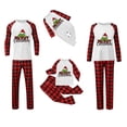 thumbnail image 1 of Conjuntos de pijamas navideños familiares a juego Grinch 2024, pijama de Grinch con parte superior y pantalones de pijama a cuadros, pijama de Grinch para niños y adultos para la familia, Mujer XXXL, 1 of 3