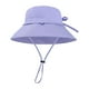 thumbnail image 1 of Sombrero de pescador de ala ancha para el sol, ideal para actividades al aire libre, viajes diarios y mochileros. Púrpura, 1 of 9