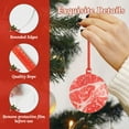 thumbnail image 4 of Sikiie Beef Steaks Acrylic Christmas Ornament Pendant Christmas Ornaments Hanging Ornament for Christmas Winter New Year Party -Round Shape, 4 of 7