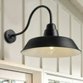 thumbnail image 3 of Farmhouse Black Exterior 1-Light Wall Sconce Outdoor Barn Light Fixture, 3 of 5