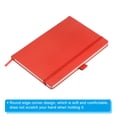 thumbnail image 3 of Uxcell A5 Lined Journal Notebook Hardcover 160 Pages 80 Gsm Thick Ruled Paper with Pen Loop, Red, 3 of 6