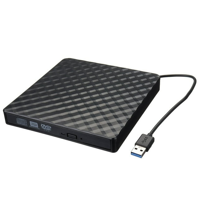QUETO USB 3.0 External DVD Drive, Premium Portable CD DVD ROM +/- RW Drive Writer Burner for Windows 98 SE、ME、2000、XP、Vista、Win 7、Win 8、Win 10、Windows Server 2003、2003 R2、2008、 2008 R2、2012、2012 R2、OS