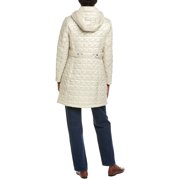 Via Spiga womens Box Quilt Walker Coat, xs, Gold