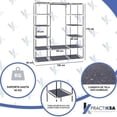 thumbnail image 5 of Ropero Rack Closet Armable Practiksa Organización Color Gris claro, 5 of 5