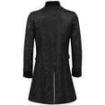 thumbnail image 2 of AOMPMSDX Jacket Tailcoat Gothic Tuxedo Coat Retro Stand Up Collar Coat Vintage Party Fancy Dress, 2 of 6
