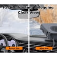 thumbnail image 6 of Portable Car Heater and Defroster,200W 12V Portable Car Heater that Plugs into Cigarette Lighter,2-in-1 Fast Heating & Cooling Modes 360° Rotatable (black), 6 of 7