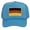 Sky Blue, variant on Top Headwear Country Germany Flag Hat - German Trucker Cap Black