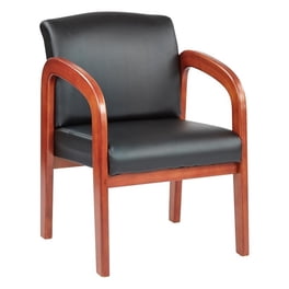 Lorell Stackable Guest Chair – Mesh Back, Cushioned Seat, Fixed Arms, For Lobbies & Meeting Rooms