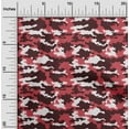 thumbnail image 2 of oneOone Cotton Cambric Red Fabric Camouflage Craft Projects Decor Fabric Printed By The Yard 56 Inch Wide, 2 of 4