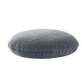 thumbnail image 2 of Mainstays Teddy Round Dec Pillow, Grey, 2 of 8