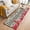 Pink, variant on 2'x6' Rug Runners for Hallways Kitchen, Roses Valentine's Day Non Slip Entryway Beside Floor Carpet Runner, Romance Floral Black White Plaid Laundry Room Bedroom Throw Rugs Mat for Family Pet