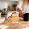 thumbnail image 6 of Thank You Gifts for Mom From Daughter Son To My Mom Love You Wooden Heart Sign Tabletop Decoration for Home Birthday Mothers Day Valentines Day Gifts for Mother, 6 of 9