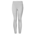 thumbnail image 3 of Pantalones de yoga elásticos de compresión para mujer, mallas de entrenamiento con bolsillo para correr y hacer ejercicio XL gris, 3 of 9