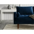 thumbnail image 6 of Enor Furniture Brighton 70" Square Arm Upholstered Modern Velvet Sofa in Blue, 6 of 12