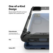 Ringke Fusion-X Case Compatible with Samsung Galaxy M51, Hard Back Shockproof Bumper Cover - Black