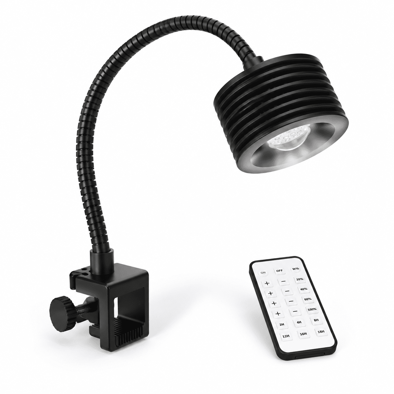 25w Full Spectrum LED Aquarium Light with Remote Control for Freshwater Fish Tanks