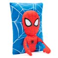 thumbnail image 2 of Cojín Snuggle Jay Franco Marvel Spiderman 3D de felpa roja, 2 of 4