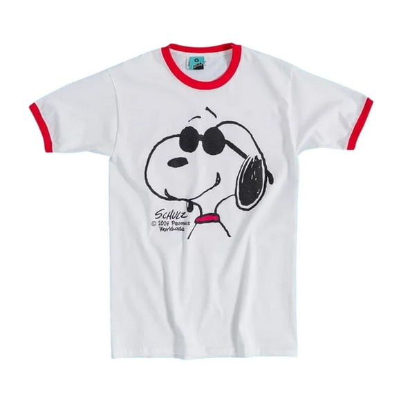 Peanuts Adult Snoopy Ringer T-Shirt