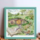 thumbnail image 2 of Hilo Algodón Ecológico Bordado Kit Punto Cruz para El Enanos Impresos 14CT 33x33cm, 2 of 9