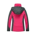 thumbnail image 6 of Diamond Candy Women's Waterproof Rain Jacket with Hood Windproof Lightweight Outdoor Raincoat for hiking skiing, 6 of 8