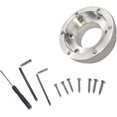 thumbnail image 1 of Lumclaw For Logitech G29 G920 G923 13 Inch Steering Wheel Adapter Plate 70mm Pcd Racing Car Game Modification (Silver), 1 of 6