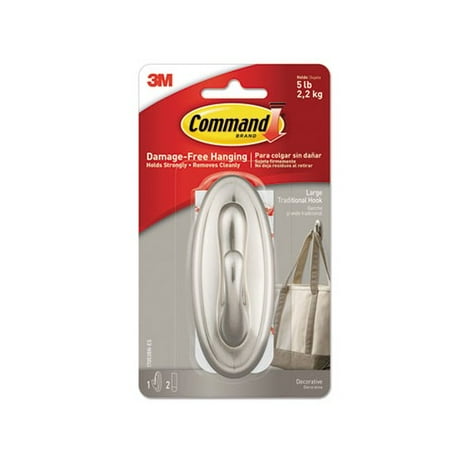 

Decorative Hooks Traditional Large 1 Hook and 2 Strips/Pack
