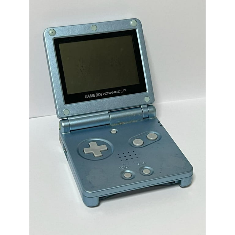 GAMEBOY ADVANCE SP Blue Nintendo w/Genuine Charger Tested GBA Game